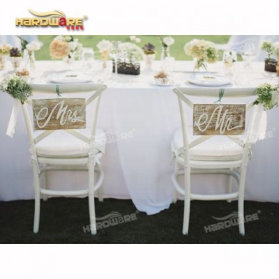 Wholesale customized x back famous design metal frame dining chair